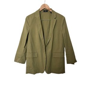 Theory Casual UL Women's Blazer Sprig Eco Crunch Wash Linen 6   0458